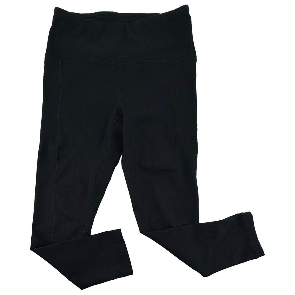 Reebok Black Leggings Womens Small Athletic Yoga Workout Pants‎ Stretch